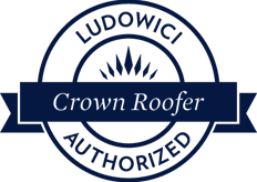Authorized Ludowici roofer badge