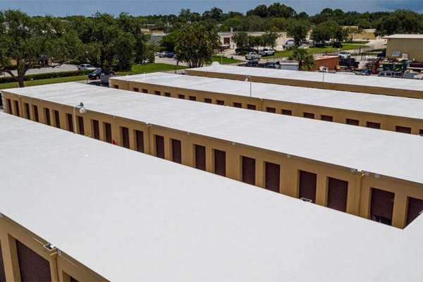 flat roofing project completed in florida