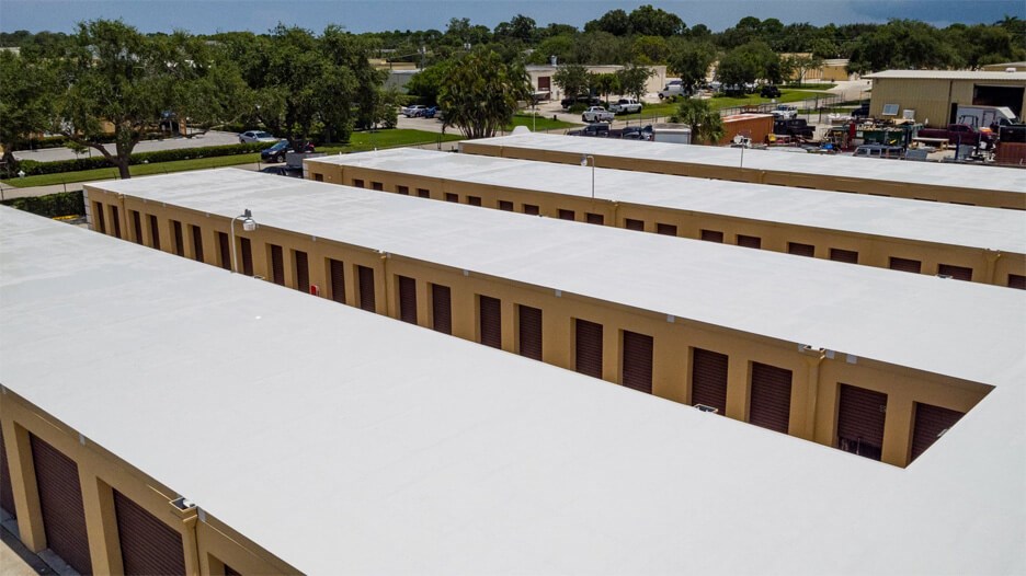 flat roofing project completed in florida