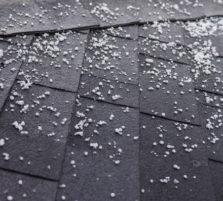 Hailstorm damage in West Palm Beach