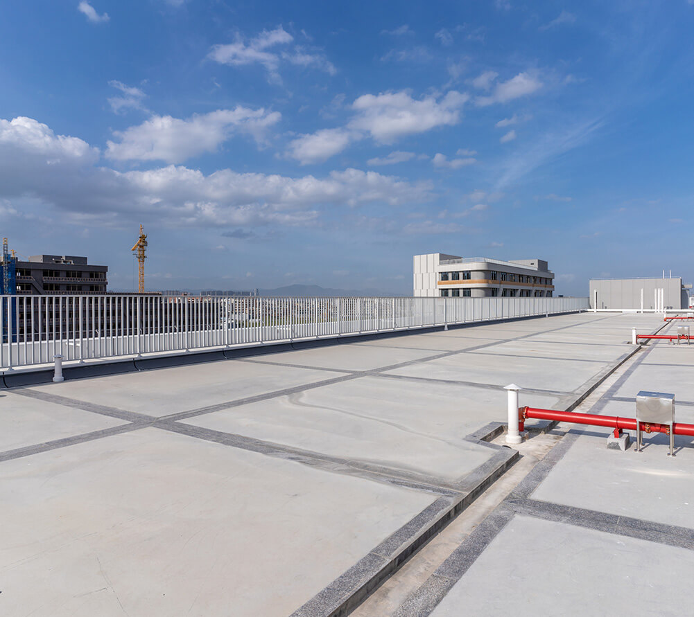 flat roof showing signs of needing repair in west palm beach