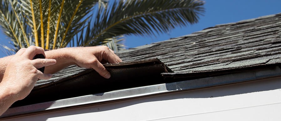 completing a roof inspection in west palm beach